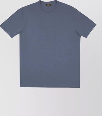 Zanone short sleeves crew neck plain mens tshirt