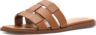 Cole Haan Go-to Ensley Slide Womens Sandals British Tan Leather : 8.5 B - Medium