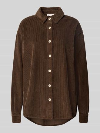American Vintage American Vintage Relaxed Fit Hemdbluse aus Cord Modell PADOW in Schoko, Gr&ouml;&szlig;e XS/S