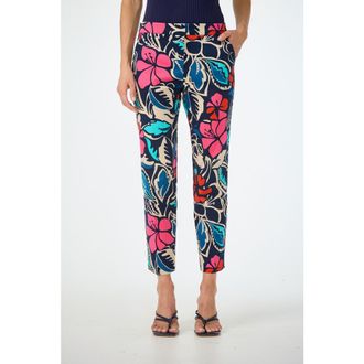 Trina Turk Moss 2 Printed Ankle Pant in Multi at Nordstrom, Size 10