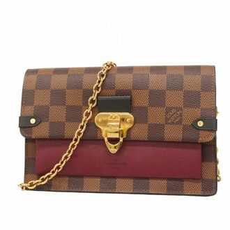 Louis Vuitton Bordeaux Ebene Chain/Shoulder Wallet (Pre-Owned)