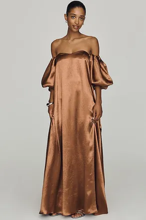 Caroline Constas Palmer Maxi Dress