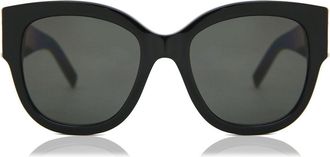 Saint Laurent SL M95/F Asian Fit 005 Womens Sunglasses Black Size 56 - Free RX Lenses - Free RX Lenses