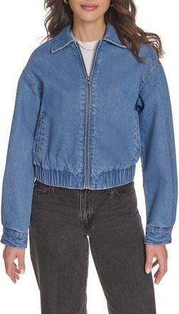 Levi's Denim Bomber Jacket in Medium Wash Denim at Nordstrom Rack, Size X-Large