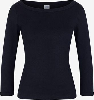 Flore Flore Schmales Langarm-T-Shirt mit U-Boot-Ausschnitt Steffi