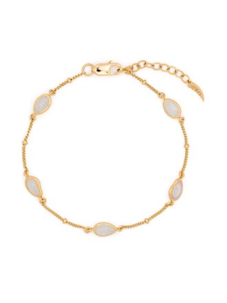 Missoma Magma Rainbow Moonstone bracelet - Oro