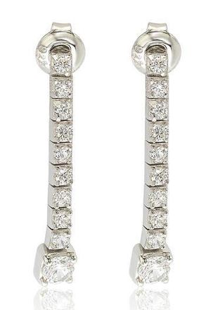 Suzy Levian Sterling Silver A Touch of Dazzle CZ Drop Earrings in Metallic Silver at Nordstrom Rack