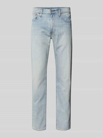 Levi's Tapered Fit Jeans aus Baumwoll-Leinen-Mix Modell 502 TAPER LIGHTWEIGHT in Hellblau, Gr&ouml;&szlig;e 30/30
