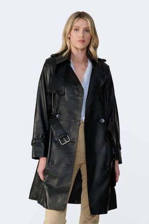 FURNIQ Soho Leather Jacket in Black at Nordstrom, Size X-Small