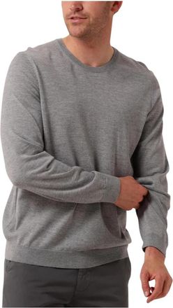 HUGO BOSS Heren Truien Vesten Leno - Heren - Sweatshirts - Grijs - 3XL - Wol - Hoodies & sweatvesten