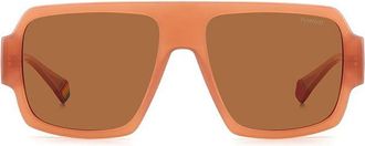 Polaroid PLD 6209/S/X 733/HE Mens Sunglasses Orange Size 55