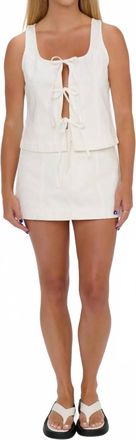 Show me your Mumu Lena Skort In Sea Salt