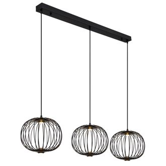 Globo Lighting L&aacute;mpara Colgante - Galway - Negro - Metal - Gran L&aacute;mpara