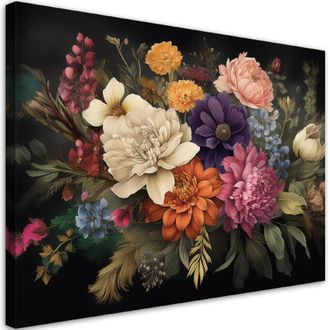 Artgeist Quadro Su Tela, Bouquet Di Fiori Naturali - 120x80