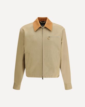 Versace Cotton Jacket Male 48