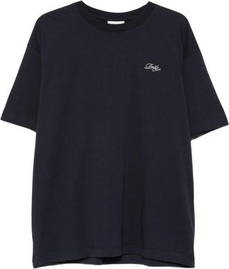 Dr&ocirc;le de Monsieur Logo-embroidered T-shirt