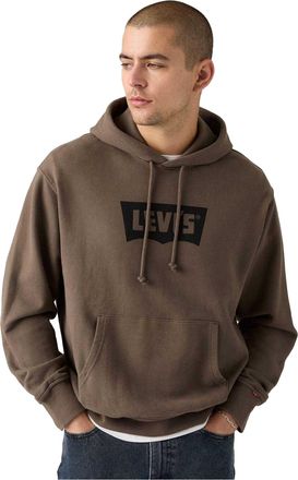 Levi's Heren Batwing Logo French Terry Hoodie (Bruin)