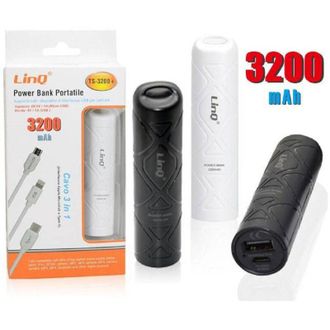 Trade Shop Trade Shop - Bater&iacute;a Externa Port&aacute;til Recargable De Banco De Energ&iacute;a 3200mah Con 3in1 Ts-3200 + Cable