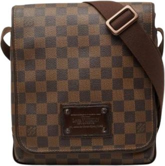 Louis Vuitton Pre-owned Cross Body Bag - Dames - Vintage Schoudertas - Bruin - ONE Size - Leer - Vintage