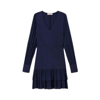 Twinset Blauwe jurkenset - Dames - Korte kleedjes - Blauw - S - Kleedjes