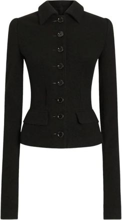 Dolce & Gabbana Dolce & Gabbana Jacks - Dames - Jassen - Zwart - Maat: S Zijde