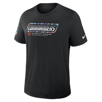 Nike Washington Commanders Crucial Catch Sideline Nike Mens Dri-FIT NFL T-Shirt in Black | 034J00AZUZ-F9R