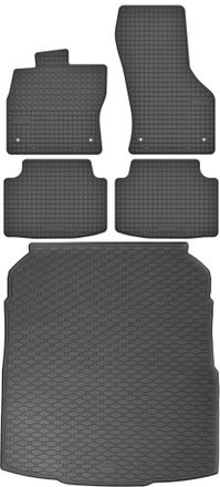 OEM Juego De Alfombrillas De Goma Para Coche Y Alfombrilla Para Maletero Para Vw Passat B8 Sed&aacute;n (2014-2022)