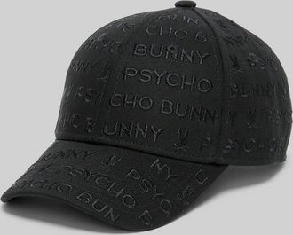 Psycho Bunny Mens Orson Baseball Cap 001 BLACK / O/S