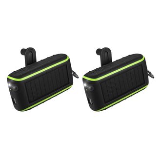 OEM Cargador Solar Doble, Cargador De Tel&eacute;fono M&oacute;vil Con Manivela De 8000 Mah, Bater&iacute;a Externa Usb De 2 Puertos