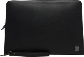 Calvin Klein Emblem Logo Laptop Sleeve - Heren - Laptoptassen - Zwart - ONE Size - Tassen