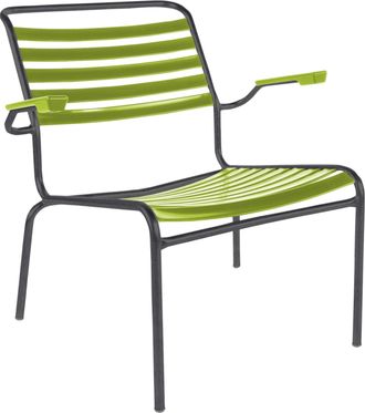 Schubiger M&ouml;bel L&auml;ttli-Lounger S&auml;ntis mit Armlehnen