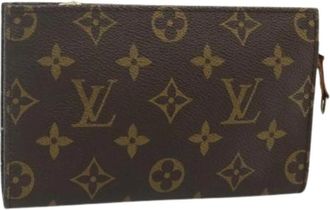 Louis Vuitton Pre-owned Clutches, female, Brown, Size: ONE SIZE Pre-owned Accessory Pouch