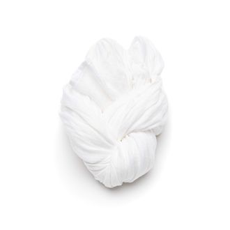 LinenMe 100% Linen Scarf for Women Men Unisex Garza 45 x 200 cm, Summer Shawl Lightweight Soft Breathable Comfortable, White