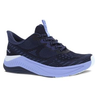 Dansko Womens Peony Running Shoes In Navy Mesh