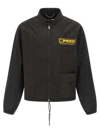 Maison Margiela Dark Grey Printed Jacket