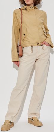 Burberry Short Jacket With Hood, Womens, Multicolor