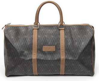 Dior Pre-owned Womens Large Vintage Travel Boston Bag - Brown - One Size