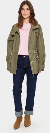 Saint Tropez Jas Regular fit Musk green