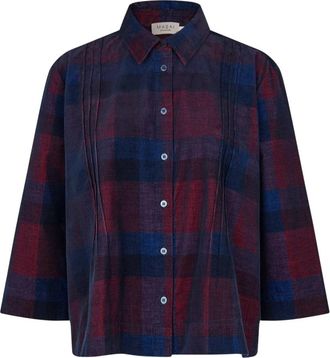 Masai Nyvara Jurk - Dames - Overhemden - Blauw - XS - Katoen - Overhemden