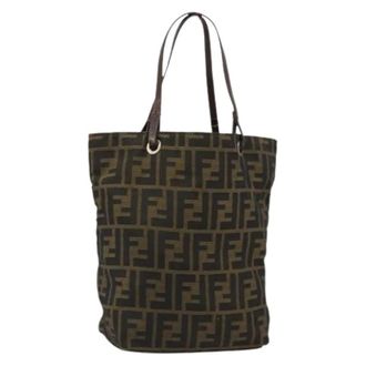 Fendi Pre-owned Zucca Canvas Tote Bag - Pre-owned - Mujer - Marr&oacute;n - ONE SIZE