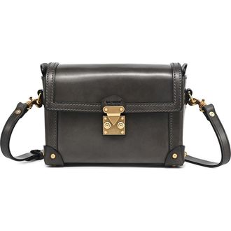 OLD TREND Azalea Genuine Leather Vintage Case Crossbody in Grey at Nordstrom