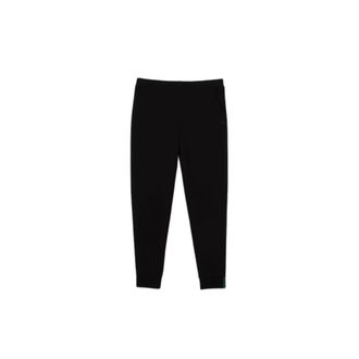 Lacoste Broeken, Heren, Zwart, M, Katoen, Slim Fit joggingbroek