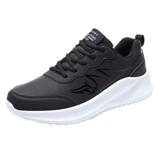 Generic Trainers Mens Shoes Running Shoes Mens Sports Shoes Flat Thick Bottom Non-Slip Trainers Fitness Jogging Walking Shoes Lightweight Breathable Leisure R