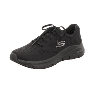 Skechers Womens Arch Fit Big Appeal Sneaker, Black Mesh/Trim, 9 UK