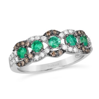 Le Vian Costa Smeralda Emeralds Ring set in 14K Vanilla Gold