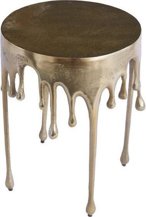 Global Interiors Beistelltisch Liquid ø 37 / H 51 cm - Gold