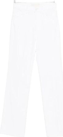 Mother The Kick It Jeans - Dames - Regular Fit Jeans - Wit - W25 - Katoen - Jeans