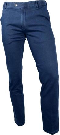 Meyer Oslo Chino - Heren - Chinos - Blauw - W27 - Katoen - Broeken