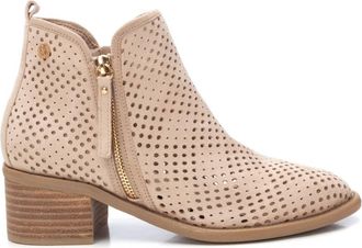 Xti Womens Italian Western Booties With side Zipper
