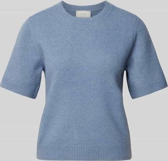 Neo Noir Neo Noir Strickpullover mit gerippten Abschlüssen in Rauchblau, Größe 38